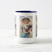 Alphonse Mucha Zweifarbige Tasse (Mittel)