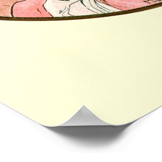 Alphonse Mucha Zwölf Monate des Jahres Poster (Ecke)