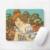 Alphonse Mucha - Zyklen Perfecta Mousepad (Mit Mouse)