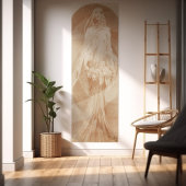 Alphonse Muchas "Evocation" Sketch 1897 Poster