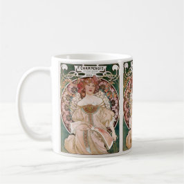Alphonse Muchas F. Champenois Imprimeur-Editeur Kaffeetasse