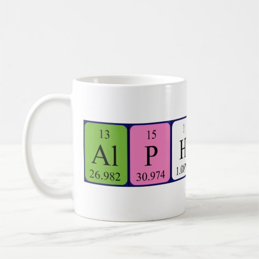 Alphonse Periodenname Tasse (Links)