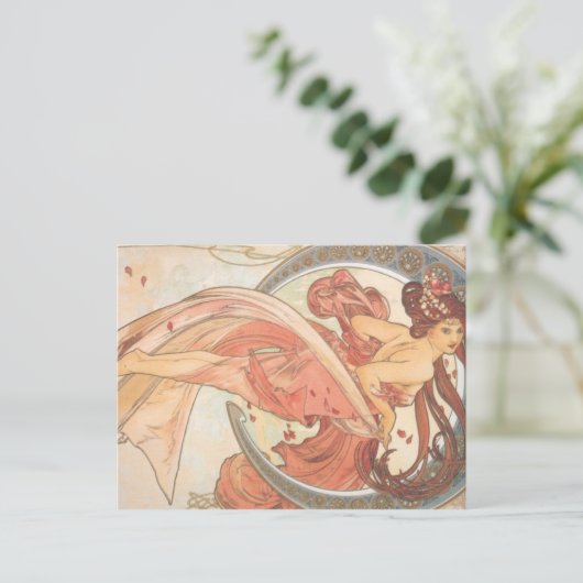 Alphonse, von Mucha Postkarte (Stehend Vorderseite)