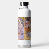 Alphonso Mucha Illustrationen. Art Nouveau Trinkflasche (Rechts)
