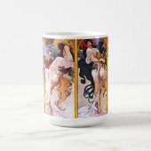 Alphonso Mucha Illustrationen auf einer Tasse (Mittel)