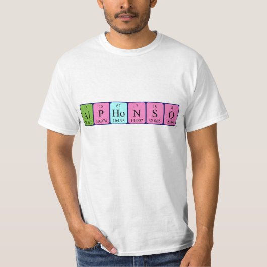 Alphonso Periodenname Shirt (Vorderseite)