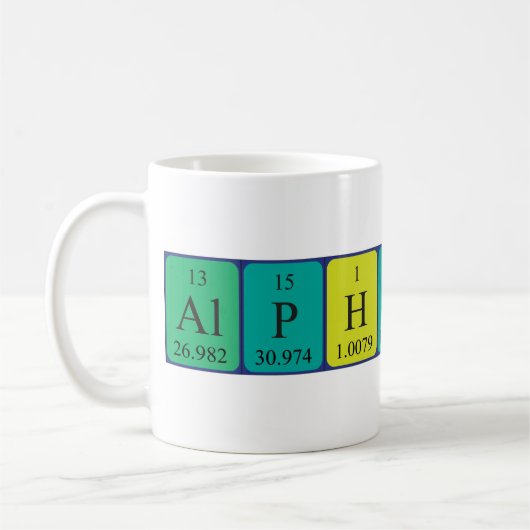 Alphonso Periodenname Tasse (Links)