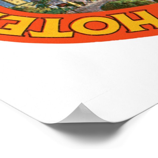 AlphonsoXIII Sevilla Poster (Ecke)