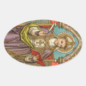 Alphonsus Liguori (VVP 005) Ovaler Aufkleber (Vorderseite)