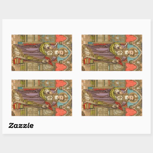 Alphonsus Liguori (VVP 005) Rechteckiger Aufkleber (Blatt)