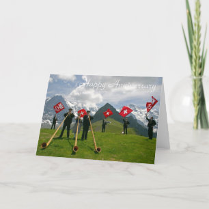 Alphorn-Jubiläumskarte Karte