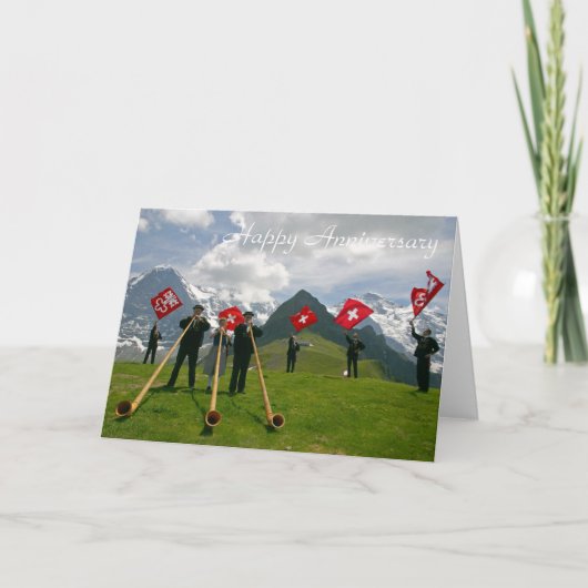 Alphorn-Jubiläumskarte Karte (Vorderseite)