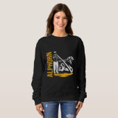 Alphorn Natural Horn Schweiz Sweatshirt (Vorne ganz)