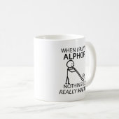 Alphorn Nichts Wichtiges Kaffeetasse (VorderseiteRechts)