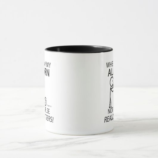 Alphorn Nichts Wichtiges Tasse (Zentrum)