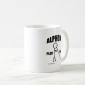 Alphorn Play Boy Kaffeetasse (VorderseiteRechts)