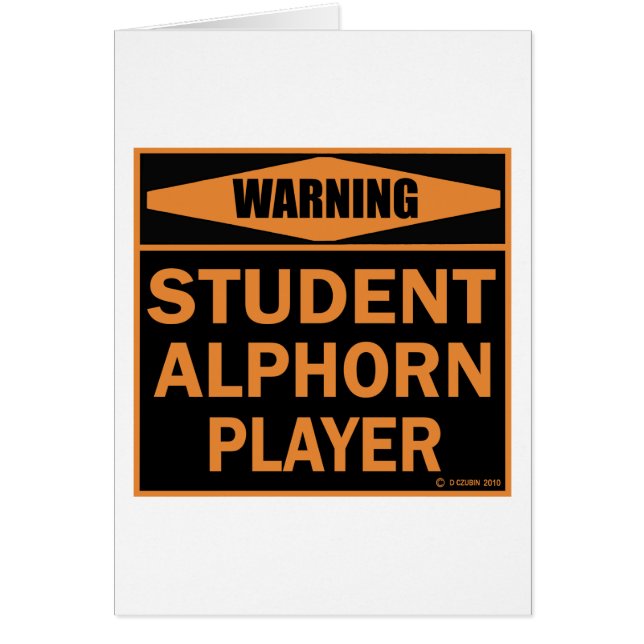 Alphorn Player (Vorne)