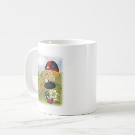Alphorn Sepp Kaffeetasse (Vorderseite Links)