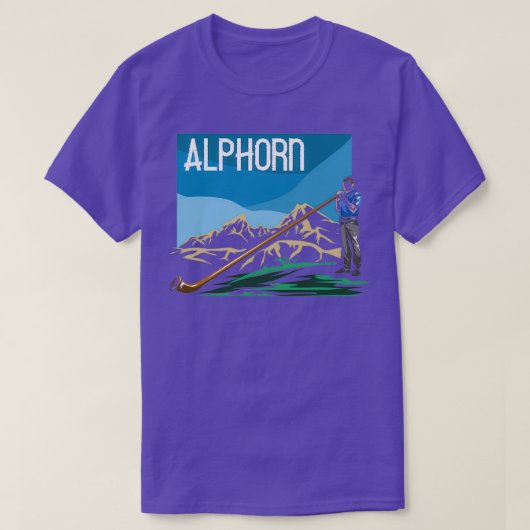 Alphorn T-Shirt (Design vorne)