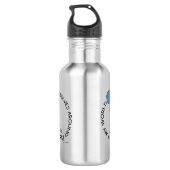 Alphorn - Weltumdrehungen Edelstahlflasche (Rückseite)