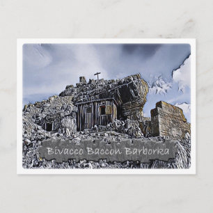 Alphütte Bivacco Baccon Barborka - Dolomiti - Postkarte