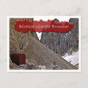 Alphütte Bivacco Giorgio Brunner - Dolomiti - Postkarte
