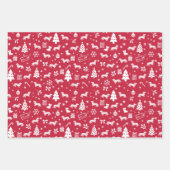 Alpin Dachsbracke Weihnachten Geschenkpapier Set (Vorderseite)