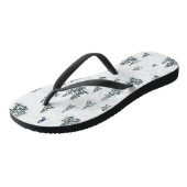 Alpin Ski und Hidden Yetis - Abfahrt Skifahren Badesandalen (Schrägansicht)