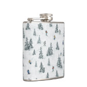 Alpin Ski und Hidden Yetis - Abfahrt Skifahren Flachmann (Rechts)