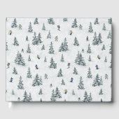 Alpin Ski und Hidden Yetis - Abfahrt Skifahren Gästebuch (Vorderseite)