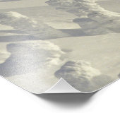 Alpin-Skier in dicken Schneegeistern im Big Fotodruck (Ecke)