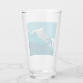 Alpin Skifahren Glas (Rückseite)