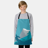 Alpin Skifahren Kinder Hobby Schürze (Getragen)