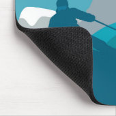 Alpin Skifahren Mousepad (Ecke)