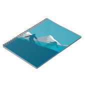 Alpin Skifahren Notizblock (Linke Seite)