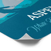 Alpin Skifahren Personalisiert Poster (Ecke)