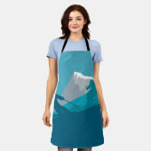 Alpin Skifahren Schürze (Getragen)