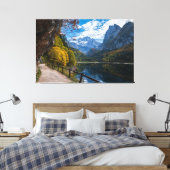 Alpinberg Gosauseen See Österreich Leinwanddruck (Insitu (Schlafzimmer))