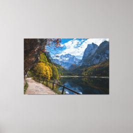 Alpinberg Gosauseen See Österreich Leinwanddruck