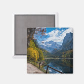Alpinberg Gosauseen See Österreich Magnet (Vorderseite/Rückseite)