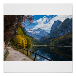 Alpinberg Gosauseen See Österreich Poster