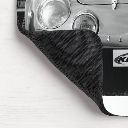 Alpine A110 in black and white Mousepad (Ecke)