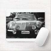 Alpine A110 in black and white Mousepad (Mit Mouse)