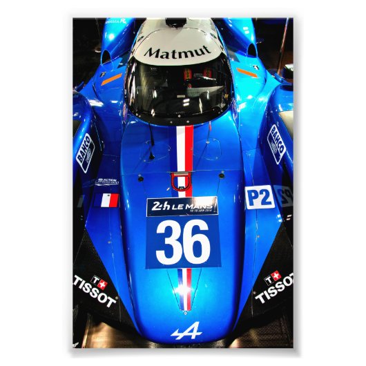 Alpine A470-Gibson 24 Stunden von Le Mans 2018 Fotodruck (Vorne)
