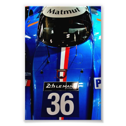 Alpine A470-Gibson 24 Stunden von Le Mans 2018 Fotodruck (Vorne)