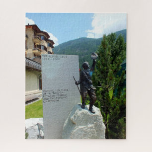 Alpine-Club-Statue, Zermatt, Schweiz Puzzle