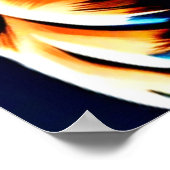 Alpine Cougar View Design Poster (Ecke)