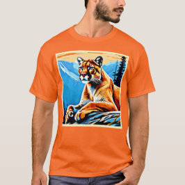 Alpine Cougar View Design T-Shirt