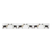 Alpine Dairy Goat Farm White Satinband (Vorderseite)