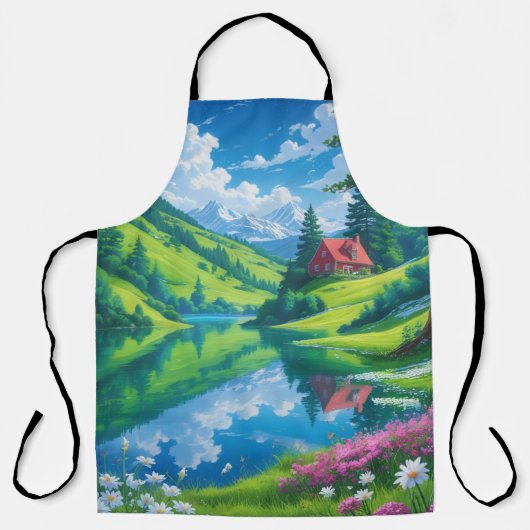 Alpine Dreamscape - Parco delle camelie Locarno Schürze (Vorderseite)